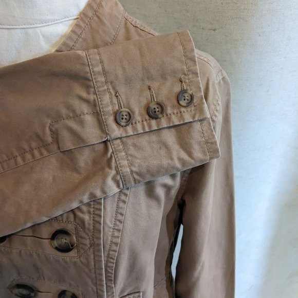 Old Navy Cotton Double-Breasted Coat - Picture 4 of 8